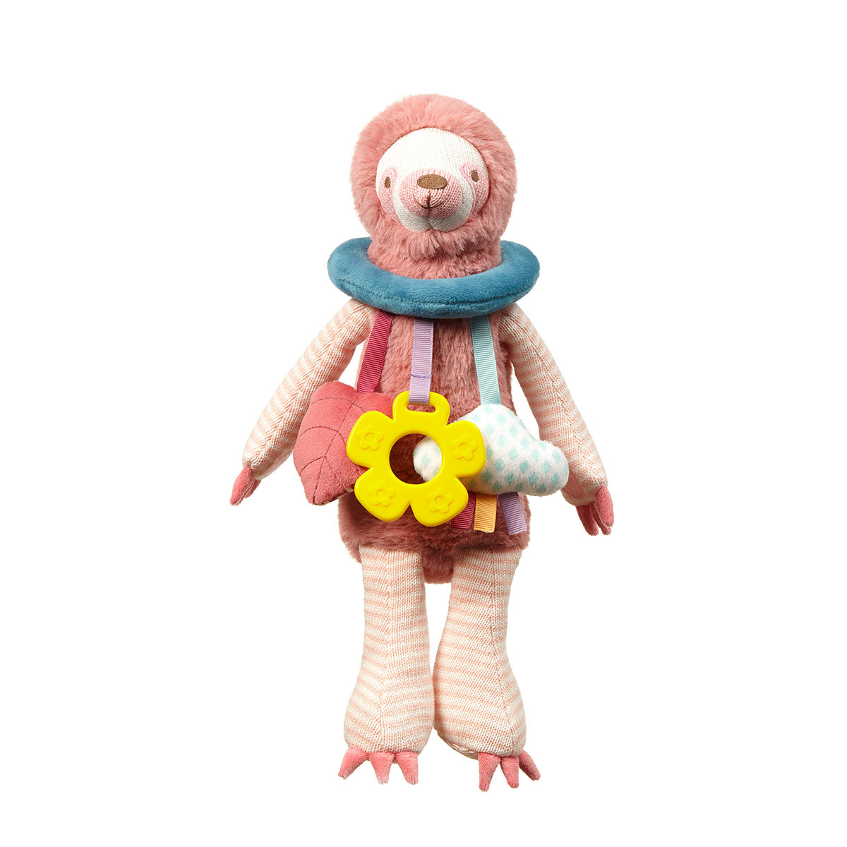 Мягкая игрушка-подвеска LENNY со съемными игрушками (пищалка, прорезыватель, шуршалка) 32см.