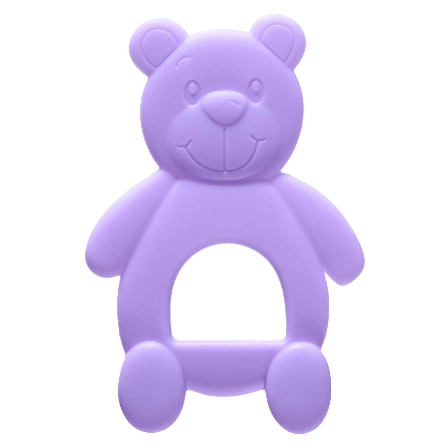 Прорезыватель силиконовый Bear фиолетовый