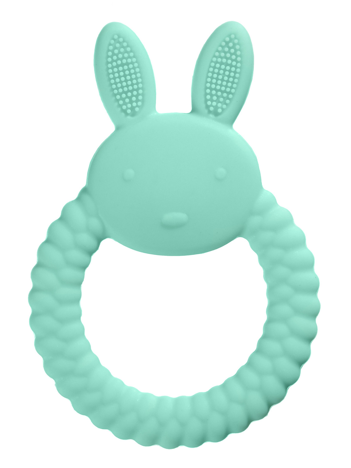 Кликните для увеличения изображения Силиконовый прорезыватель Bunny Elly (мята)