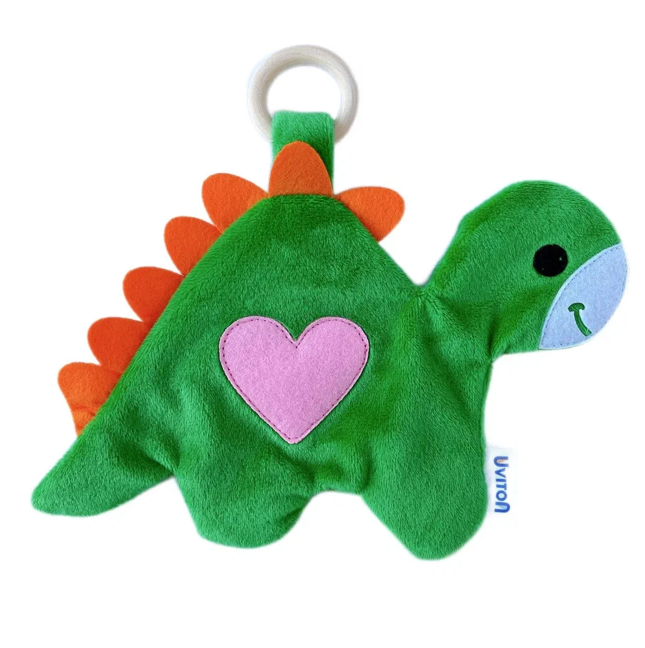 Развивающая игрушка-шуршалка Динозаврик (зеленый)